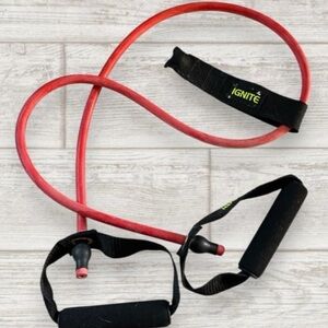 Red Resistance Band with Handles